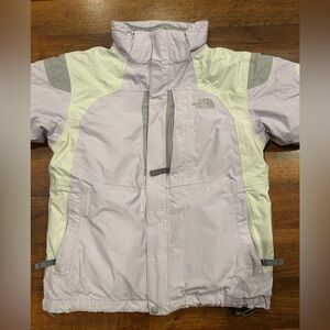The North Face 3-in-1 HyVent Jacket Girls Size Large Purple Gray